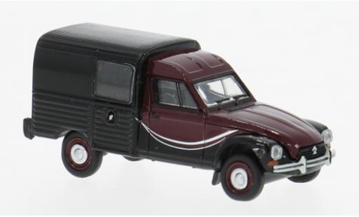 Citroen Acadiane 1/87 Brekina rot/schwarz 1976 1:87 modellino in miniatura