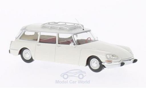 Citroen DS 1/87 Brekina Break bianco modellino in miniatura