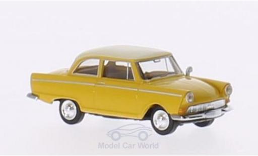 DKW Junior 1/87 Brekina giallo/beige modellino in miniatura