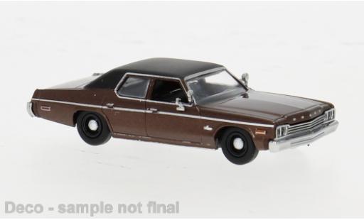 Dodge Monaco 1/87 Brekina metallise kupfer/schwarz 1974 1:87 modellino in miniatura