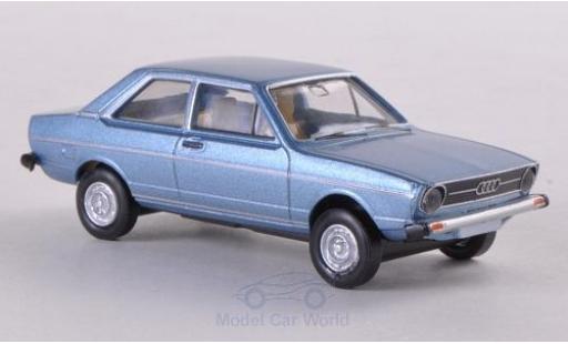 Audi 80 1/87 Brekina metallico blu modellino in miniatura