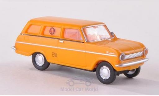 Opel Kadett 1/87 Brekina A Caravan Dänische Post (DK) modellino in miniatura