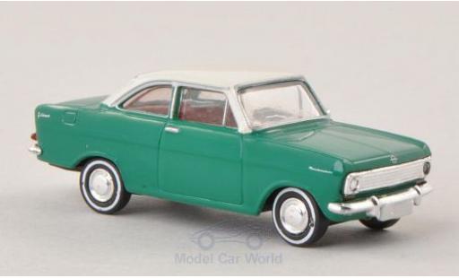 Opel Kadett 1/87 Brekina A Coupe verde/bianco modellino in miniatura
