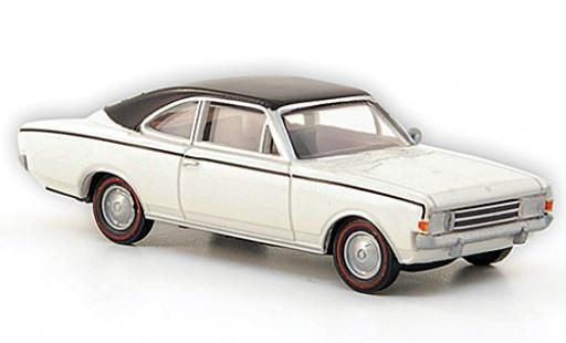 Opel Rekord 1/87 Brekina C Coupe bianco/matt-nero modellino in miniatura