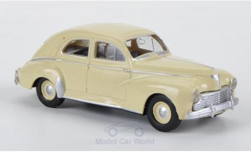 Peugeot 203 1/87 Brekina Berline beige modellino in miniatura