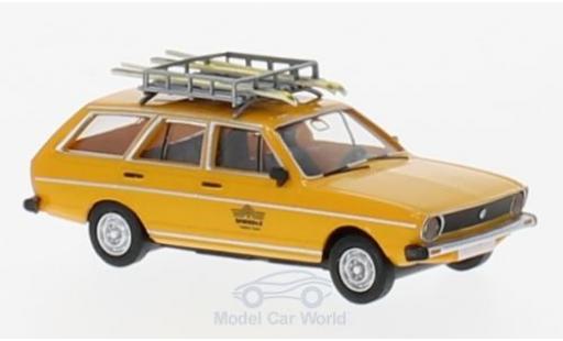 Volkswagen Passat 1/87 Brekina Variant Völkl Testski-Team modellino in miniatura