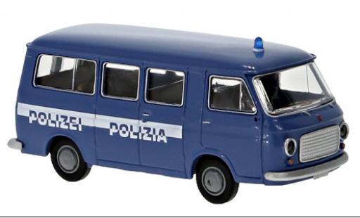 Fiat 238 1/87 Brekina Bus Polizia - Polizei 1966 modellino in miniatura