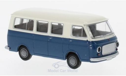 Fiat 238 1/87 Brekina Bus bianco/blu modellino in miniatura