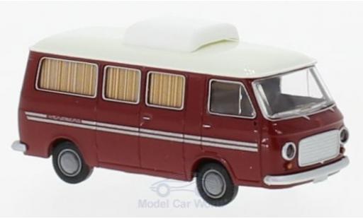 Fiat 238 1/87 Brekina Camper Weinsberg rosso modellino in miniatura