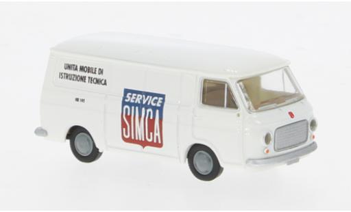 Fiat 238 1/87 Brekina Kasten Simca Service 1966 1:87 modellino in miniatura