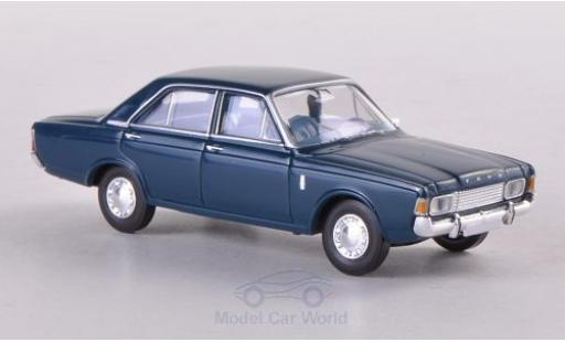 Ford 17M 1/87 Brekina 17m (P7b) blu modellino in miniatura