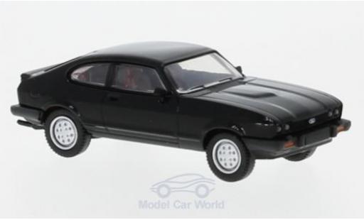Ford Capri 1/87 Brekina MKIII nero 1981 modellino in miniatura