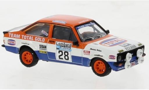 Ford Escort 1/87 Brekina RS 1800 No.28 Rallye RAC Lombard 1979 1:87 modellino in miniatura