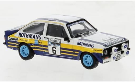 Ford Escort 1/87 Brekina RS 1800 No.6 Rallye RAC Lombard 1979 1:87 modellino in miniatura
