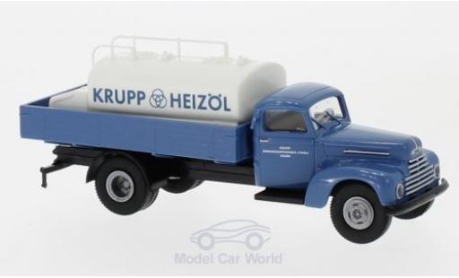 Ford FK 1/87 Brekina 3500 Krupp Heizöl mit Aufsatz-Tank modellino in miniatura