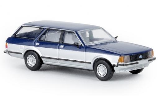 Ford Granada 1/87 Brekina II Turnier blu/grigio Sapphire 1977 modellino in miniatura