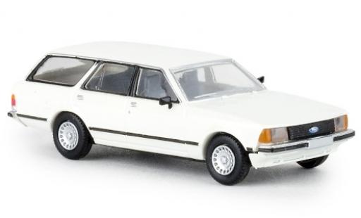 Ford Granada 1/87 Brekina II Turnier bianco 1977 TD modellino in miniatura