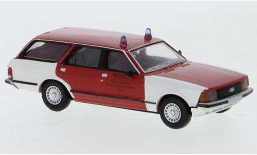 Ford Granada 1/87 Brekina II Turnier Werkfeuerwehr Wacker Chemie 1977 modellino in miniatura