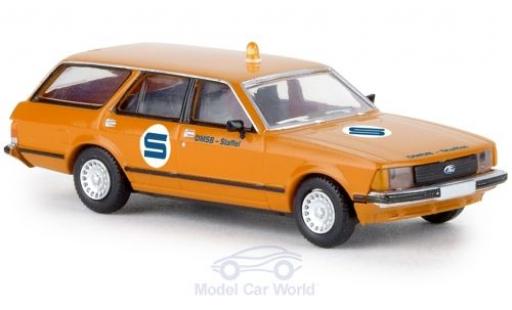 Ford Granada 1/87 Brekina MKII Turnier Streckensicherung 1977 modellino in miniatura