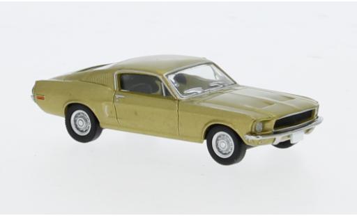 Ford Mustang 1/87 Brekina GT 350 Fastback gold 1968 1:87 modellino in miniatura