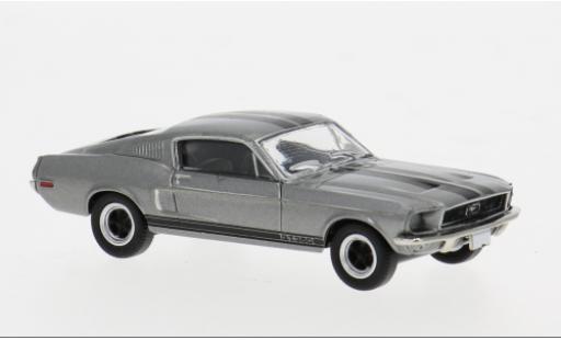 Ford Mustang 1/87 Brekina GT 350 Fastback metallise grau/schwarz 1968 1:87 modellino in miniatura