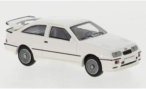 Ford Sierra 1/87 Brekina RS 500 Cosworth bianco 1986 modellino in miniatura
