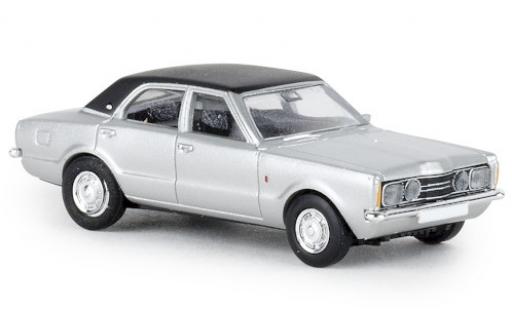 Ford Taunus 1/87 Brekina GXL grigio/nero 1972 modellino in miniatura