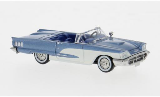 Ford Thunderbird 1/87 Brekina Cabriolet metallise blau/weiss 1960 1:87 modellino in miniatura