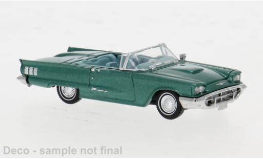 Ford Thunderbird 1/87 Brekina Cabriolet metallise grün 1960 1:87 modellino in miniatura