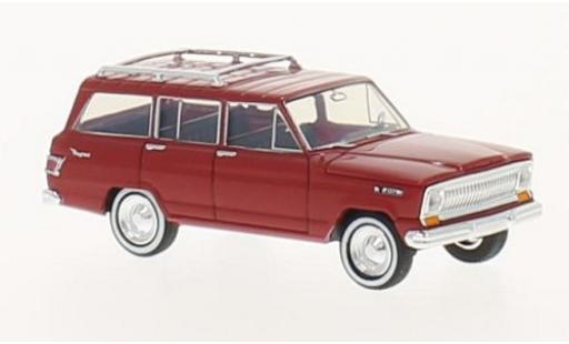 Jeep Wagoneer 1/87 Brekina rosso modellino in miniatura