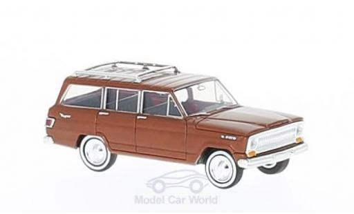 Jeep Wagoneer 1/87 Brekina kupfer modellino in miniatura