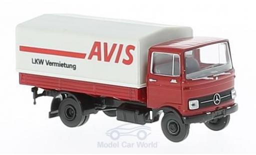 Mercedes LP 608 1/87 Brekina Avis Pritsche mit Plane modellino in miniatura
