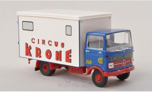 Mercedes LP 608 1/87 Brekina blu/bianco Circus Krone modellino in miniatura