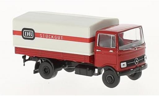 Mercedes LP 608 1/87 Brekina DB Stückgut plateforme toile modellino in miniatura