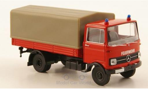Mercedes LP 608 1/87 Brekina Feuerwehr PP-LKW modellino in miniatura