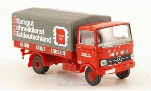 Mercedes LP 608 1/87 Brekina Gustav Mäuler Remscheid PP-LKW MS modellino in miniatura