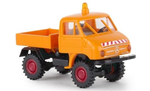 Mercedes Unimog 1/87 Brekina 411 Kommunal 1957 Pritsche modellino in miniatura