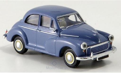 Morris Minor 1/87 Brekina blu RHD modellino in miniatura