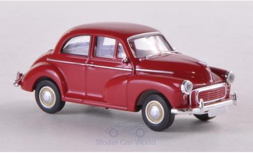 Morris Minor 1/87 Brekina rosso modellino in miniatura
