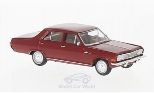 Opel Admiral 1/87 Brekina A rosso modellino in miniatura