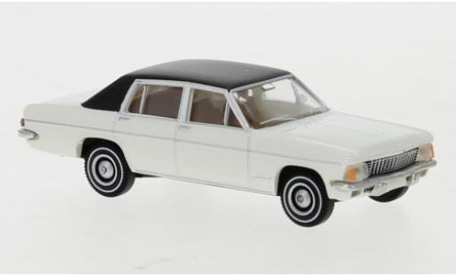 Opel Admiral 1/87 Brekina bianco/nero 1969 modellino in miniatura