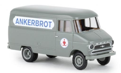 Opel Blitz 1/87 Brekina Kasten A Ankerbrosso 1959 modellino in miniatura