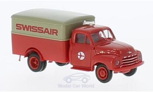 Opel Blitz 1/87 Brekina Swissair Koffer modellino in miniatura