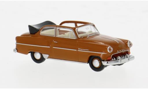 Opel Olympia 1/87 Brekina Cabrio braun 1954 1:87 modellino in miniatura