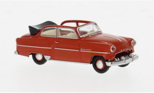 Opel Olympia 1/87 Brekina Cabrio rot 1954 1:87 modellino in miniatura