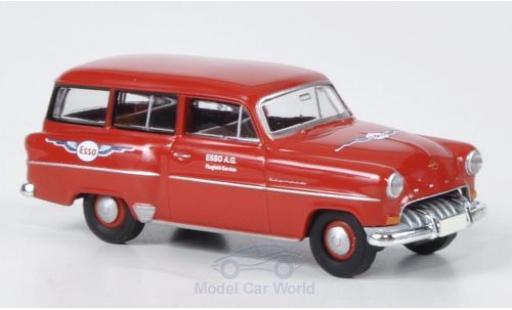 Opel Olympia 1/87 Brekina Caravan Esso modellino in miniatura