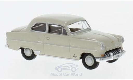 Opel Olympia 1/87 Brekina Rekord beige aus der Schweiz modellino in miniatura