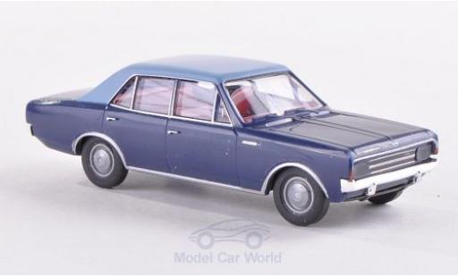 Opel Rekord 1/87 Brekina C blu/blu modellino in miniatura