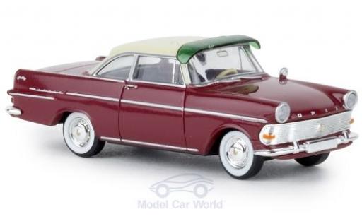 Opel Rekord 1/87 Brekina P2 Coupe rosso/beige TD modellino in miniatura
