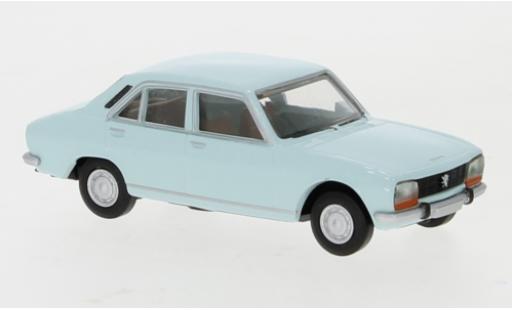 Peugeot 504 1/87 Brekina blu 1961 modellino in miniatura